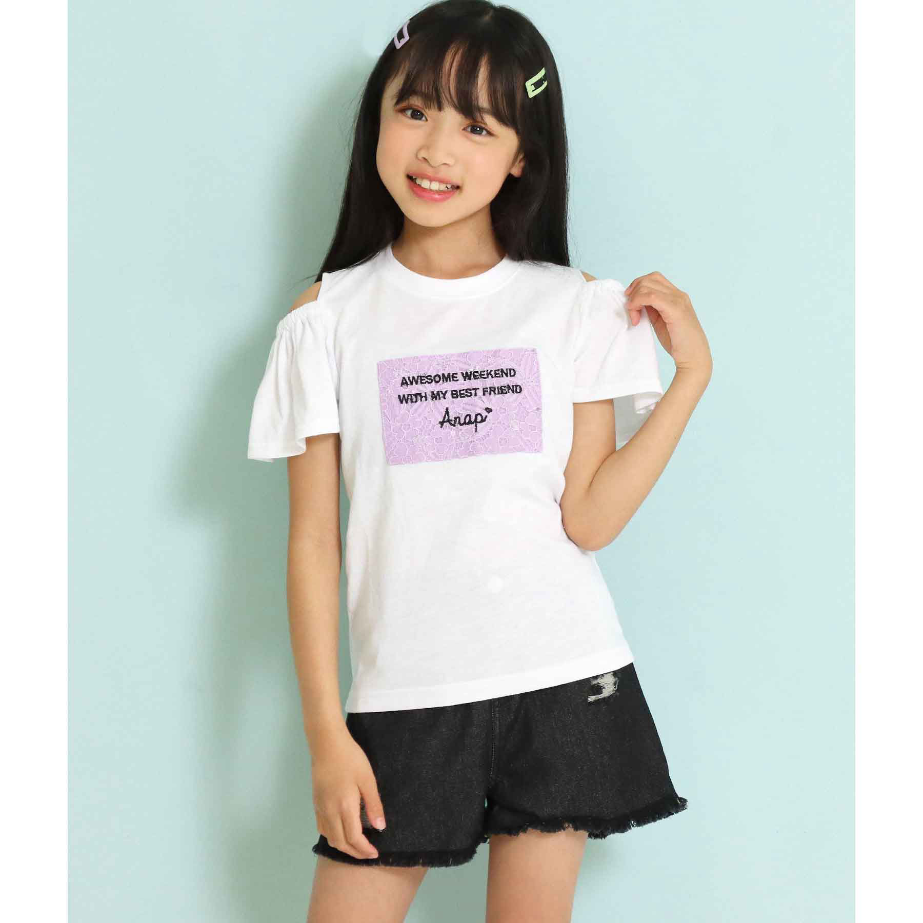 楽天市場】【45％OFF】カットソー / ANAP KIDS アナップキッズ 肩開き