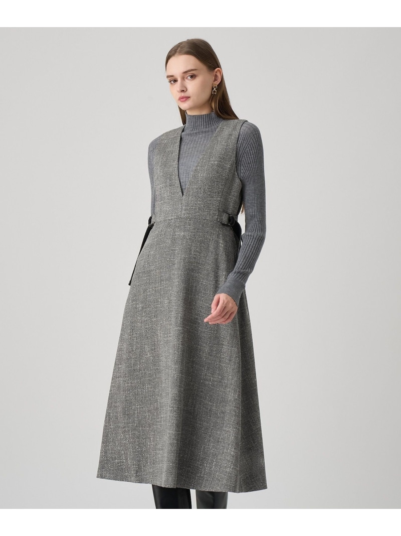 楽天市場】【SALE／60%OFF】スラブツィードジャンパースカート ANAYI