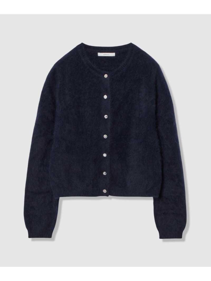 楽天市場】フラッフィアソート釦カーディガン ANAYI アナイ トップス