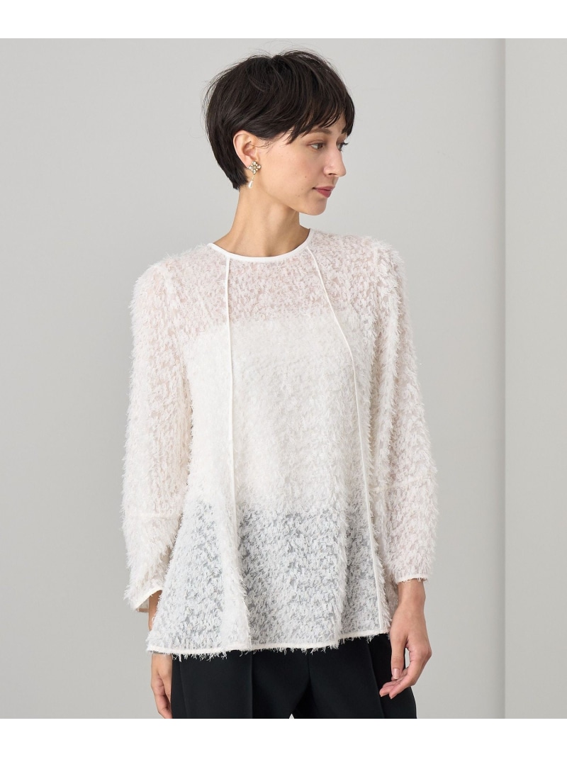 楽天市場】【SALE／70%OFF】シアージョーゼットボウタイブラウス ANAYI