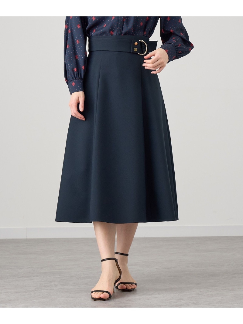 【美品】アナイ　ポリエステルツイルタックスカート（ベルト付） 楽天市場】【SALE／70%OFF】ポリエステルツイルタックスカート