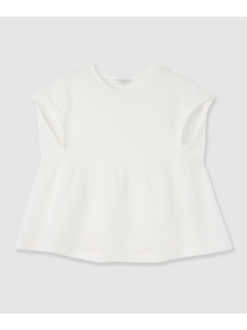 【SALE／40%OFF】シアーケーププルオーバー ANAYI アナイ トップス ニット ホワイト グレー【RBA_E】【送料無料】[ Fashion]