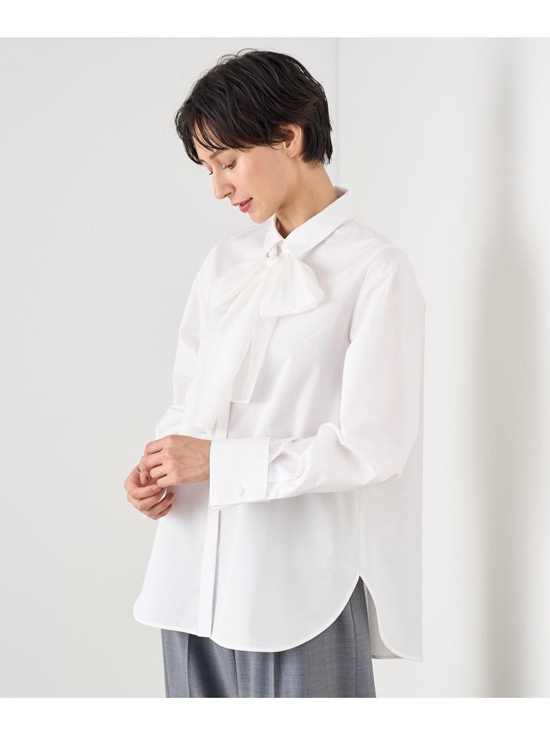 楽天市場】【SALE／70%OFF】シアージョーゼットボウタイブラウス