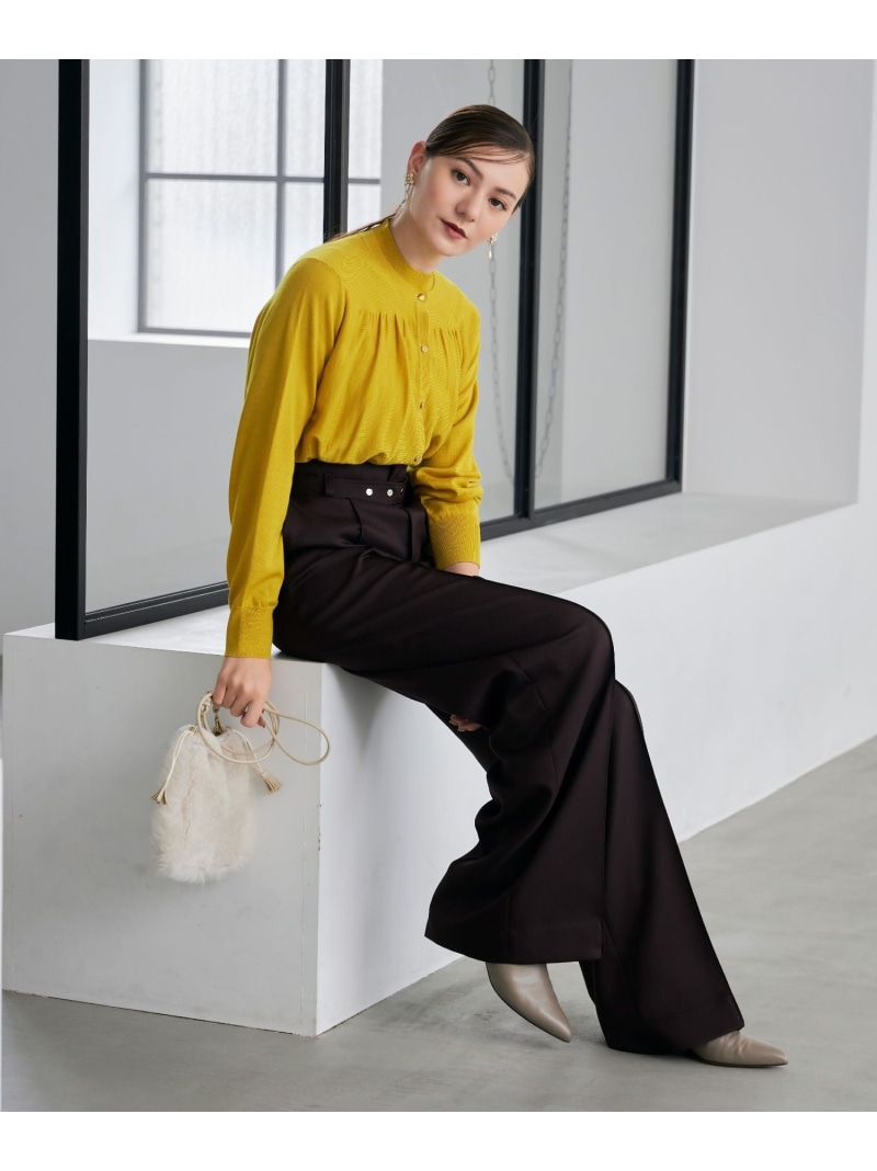 楽天市場】【SALE／70%OFF】ドットプリントクルーネックカーディガン