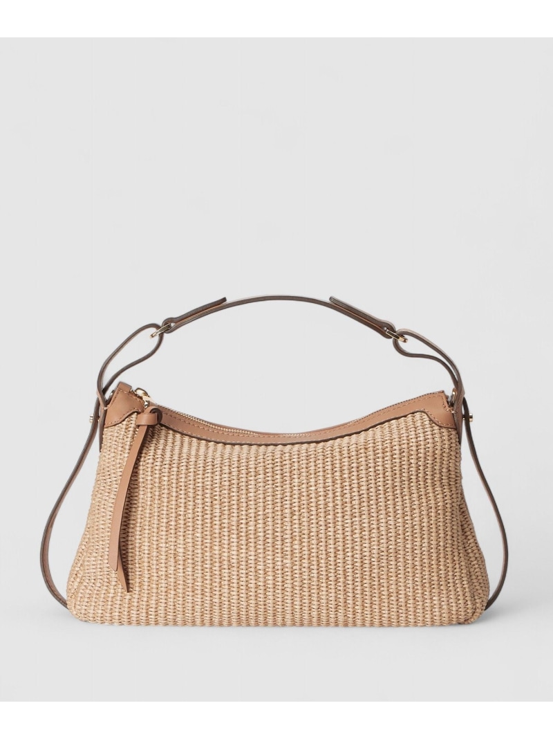◇レザーコンビハンドバッグ ANAYI アナイ バッグ ハンドバッグ グレー【送料無料】[ Fashion]｜ANAYI