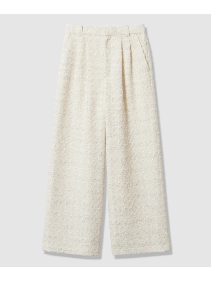 【SALE／30%OFF】【セットアップ対応商品】ヴィシーチェックツイードパンツ ANAYI アナイ パンツ その他のパンツ ホワイト ネイビー【RBA_E】【送料無料】[ Fashion]｜ANAYI 23,839円