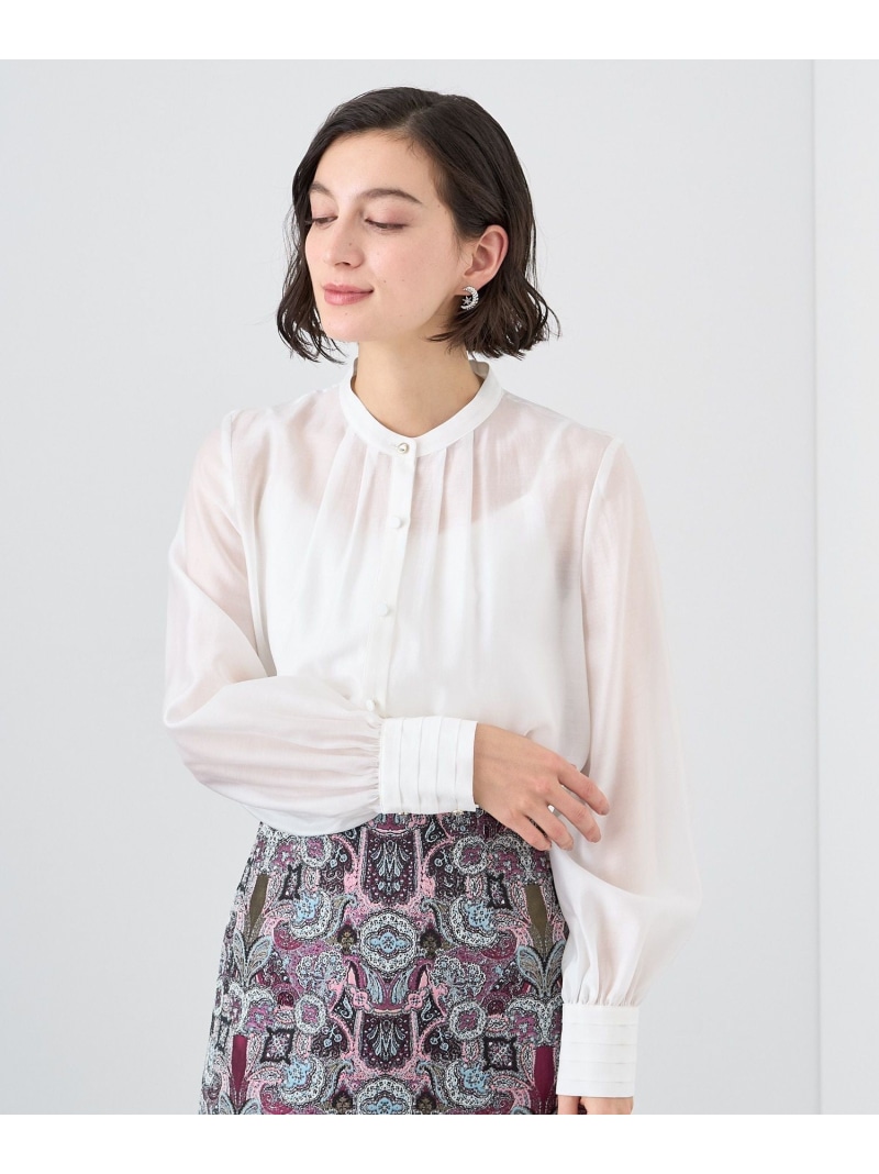 楽天市場】【SALE／70%OFF】シアージョーゼットボウタイブラウス ANAYI