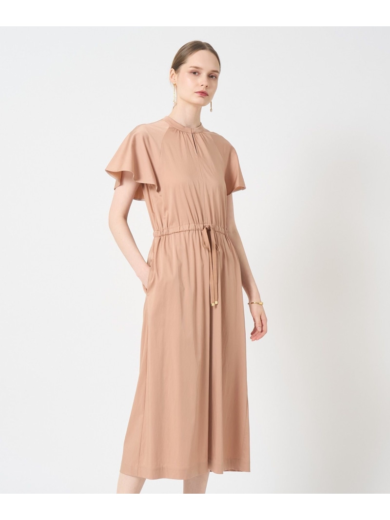 【SALE／40%OFF】キュプラナイロンケープワンピース ANAYI アナイ ワンピース・ドレス ドレス ネイビー【RBA_E】【送料無料】[ Fashion]