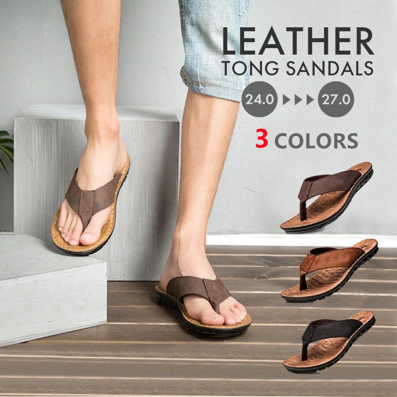  SLIPPER レザートングサンダル 楽天市場】レザー トングサンダル 本革 ビーチサンダル 革靴 牛革 鼻緒