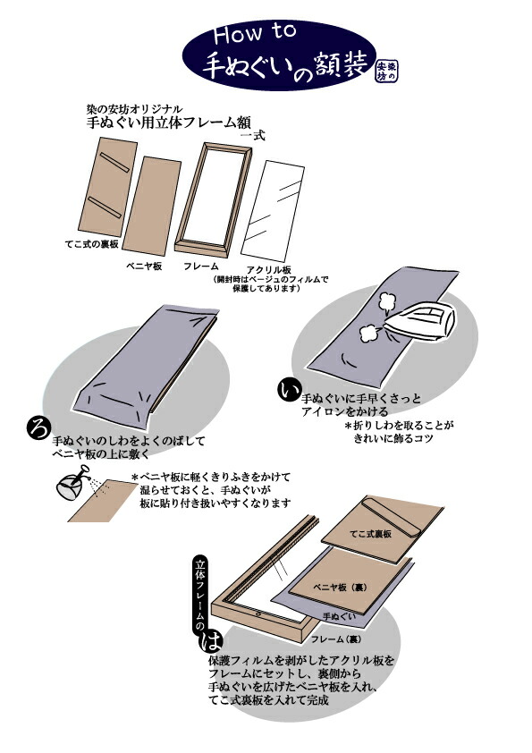 楽天市場 人気 オリジナル手ぬぐい額インテリア フレーム 額装 新築 開店 お祝い 手ぬぐい 染の安坊