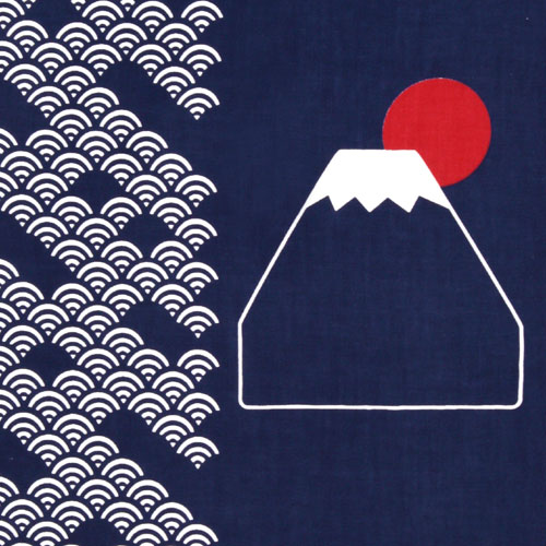 【楽天市場】手ぬぐい「富士山に日の出」日本／海外／縁起物／山の日／てぬぐい／慶事：手ぬぐい 染の安坊