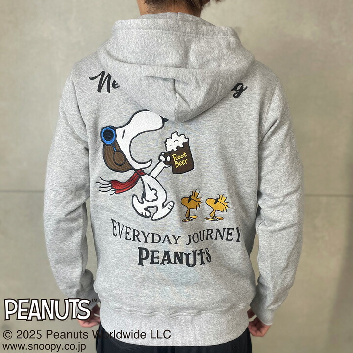 FLAG STAFF SNOOPY コラボ PEANUTS ROOT BEER パーカー 461012 フラッグスタッフ スヌーピー