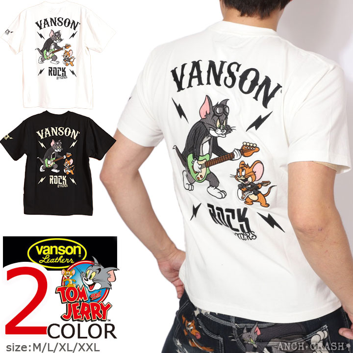 楽天市場】VANSON×TOM&JERRY TEE バンソン トム＆ジェリー 天竺 半袖T