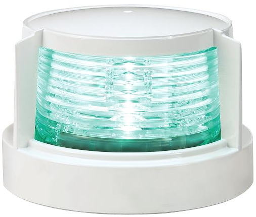 LED 航海灯 げん灯 第2種 右舷 緑色 小糸製作所 MLR-4AB2 ホワイト 小型船舶 JCI検査 検定品 39｜AMA　錨屋マリンギア　店