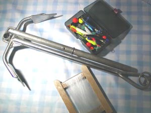 【生み出すこと直売】AMAステンレスコンパクトアンカー15ｋｇ 39