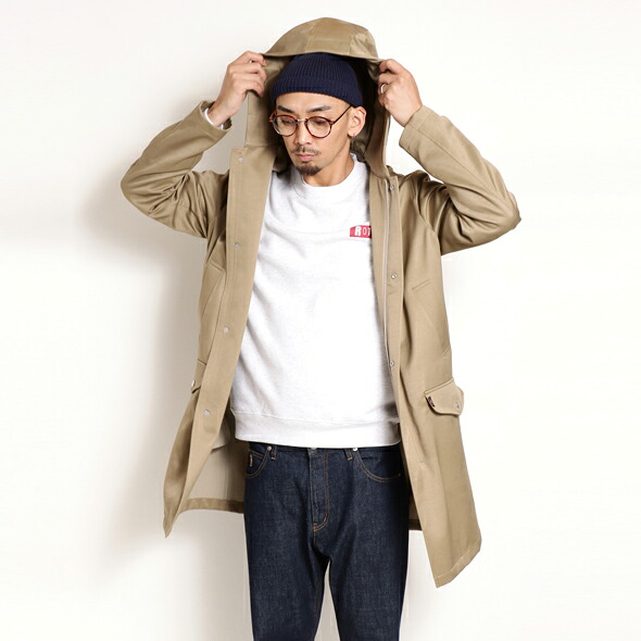 (回転子) ROTAR Nylon Satin Mods Coat rt2351001 コート・ジャケット-メンズファッション