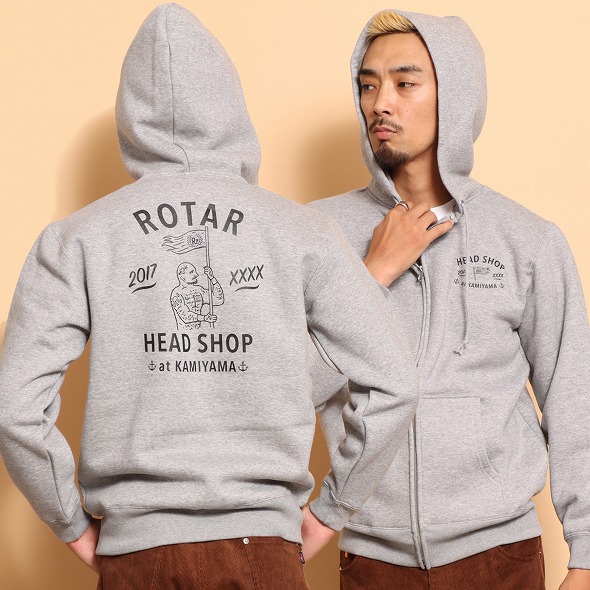 楽天市場】(ローター) ROTAR 1P LOGO 237 HW PO PARKA ヘビーオンス 裏