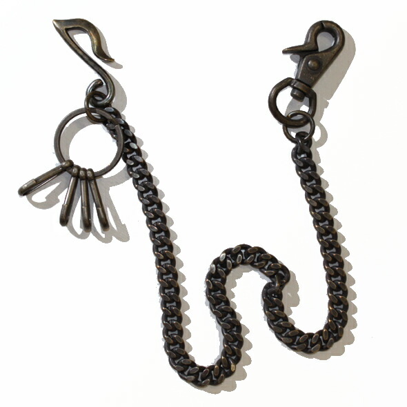 ROTAR (回転子) Classical Note Brass Wallet Chain 金管楽器 ウォレットチェーン rt1549010 FREE ゴールド系余分の物