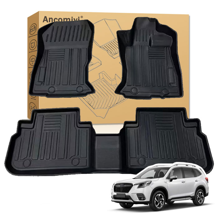 スバル フォレスター sk系 専用 フロアマット カーマット セカンドマット フォレスター sk系 2019~現在 専用設計 1-2列目マット 3D立体カーマット TPE素材 防水 防汚 防傷 アクセサリー カスタムパーツ 保護パーツ カー用品|Ancomiyi