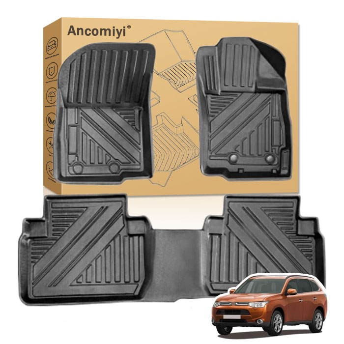 三菱 アウトランダー 専用 フロアマット カーマット セカンドマット 5人乗り 2016-2020 専用設計 1-2列目マット 3D立体カーマット TPE素材 防水 防汚 防傷 アクセサリー カスタムパーツ 保護パーツ カー用品｜Ancomiyi 11,231円