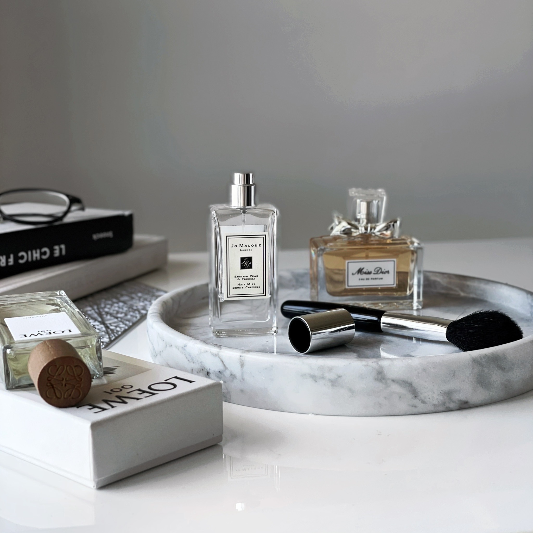 天然大理石ラウンドトレイ】大理石 トレイ 丸型 ラウンド マーブル