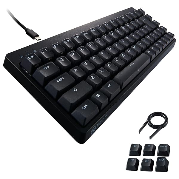 【貨物輸送無料】ゲーミングキーボード V-custom VK200C 有線 テンキー受け答え 65%大きさ 力学的 ネ