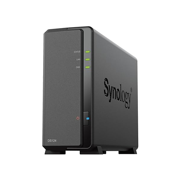 【貨物輸送無料】NAS一揃いの道具 1ベイ DS124/G【手引き書付】 クアッドコア中央処理装置積み上げる 1GB記憶装置積み上げる ミ