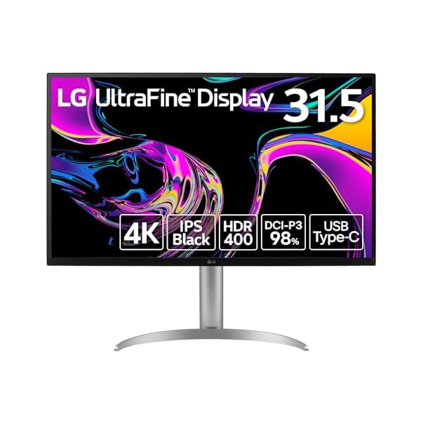 【貨物輸送無料】管する 見せびらかす 32UQ850V-W 31.5in/IPS Black/4K (3840×2160)/約10.7億色見せびらかす(8bit