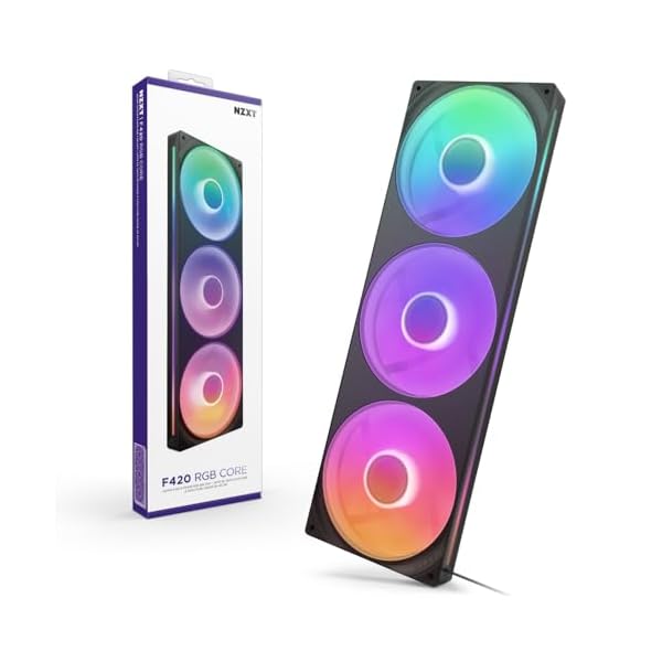 【貨物輸送無料】F420 RGB Core Fan Black 3気違い積み上げる 420粍 シングルひな形 RGB気違い RF-U42HF-B1 FN2515