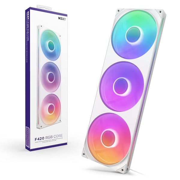 【貨物輸送無料】F420 RGB Core Fan White 3気違い積み上げる 420粍 シングルひな形 RGB気違い RF-U42HF-W1 FN2516
