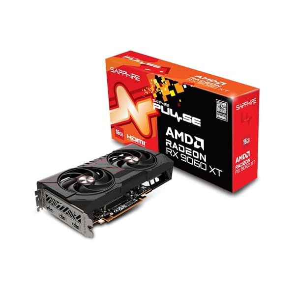 【貨物輸送無料】PULSE Radeon RX 9060 XT GAMING OC 16GB グラフィクスゲーム盤 11350-03-20G VD9219