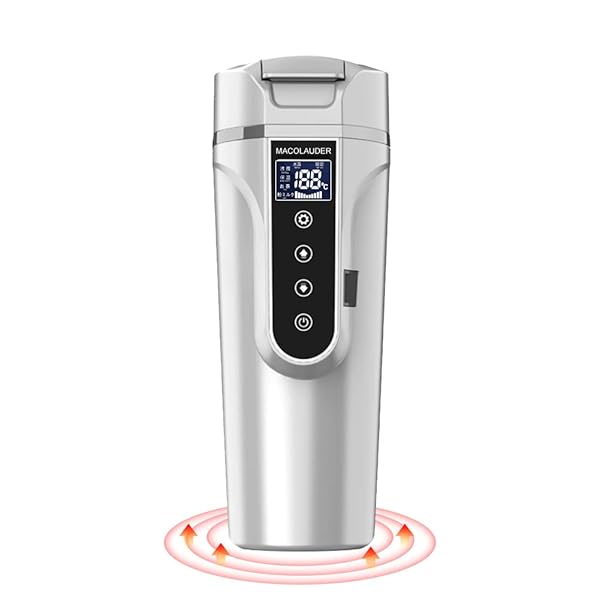 【貨物輸送無料】車載灯し火湯沸かし 日本語版 500ml 40℃～100℃ 鉄道車両用＆貨物自動車用 DC12V/24V 熱する?保