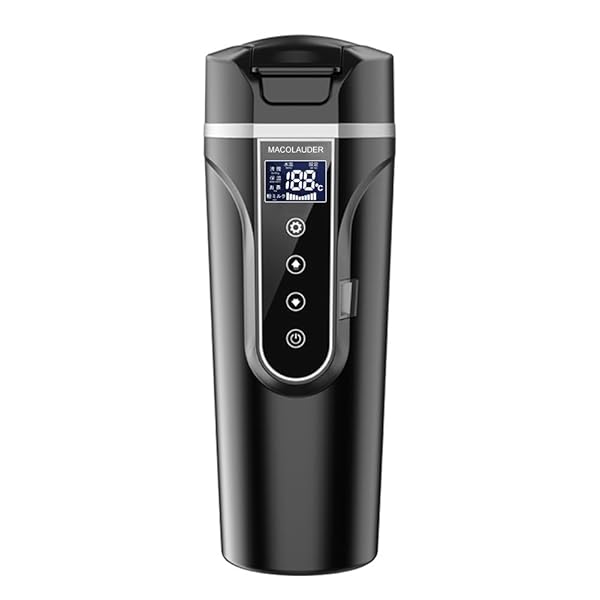 【貨物輸送無料】車載灯し火湯沸かし 日本語版 500ml 40℃～100℃ 鉄道車両用＆貨物自動車用 DC12V/24V 熱する?保