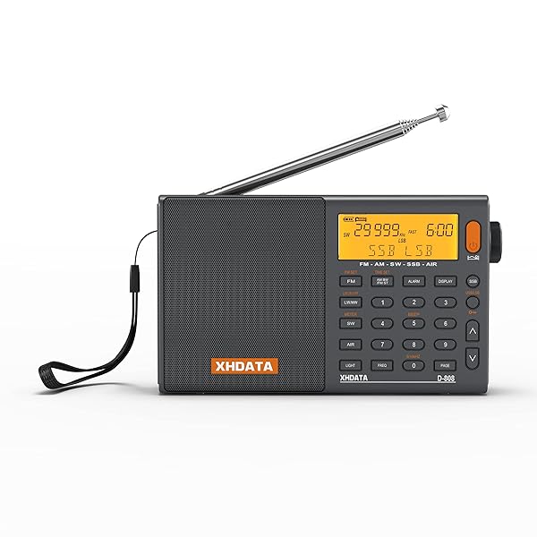 【貨物輸送無料】D-808 携帯型ラジオ受信機 FM AM SW LW 広広としたFM 大気圏周波数帯域 SSB BCL DSP RDS 短波ラジオ受信機 ポ