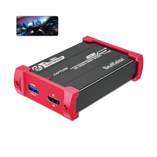 【貨物輸送無料】キャプチャーボード HDMI 4K30FPS通行手形スルー キャプチャーボードSwitch相応う 1080P 60FPS