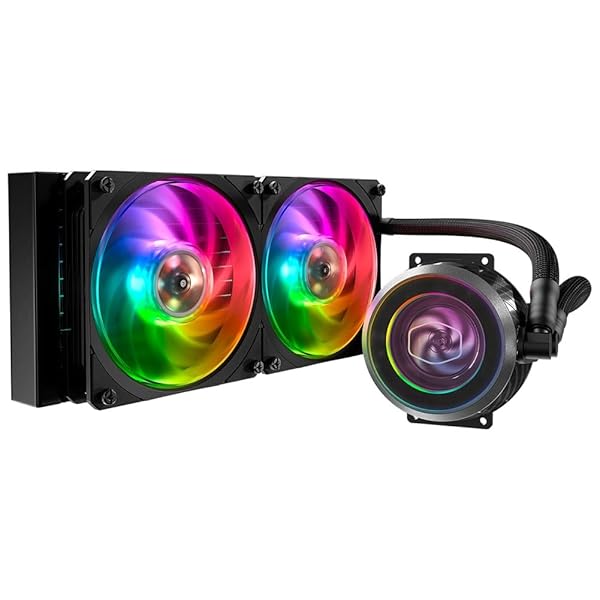 【貨物輸送無料】MasterLiquid ML240P Mirage ARGB 差しかためる繰り返し AIO 中央処理装置 流動体冷房装置 240放射体 透