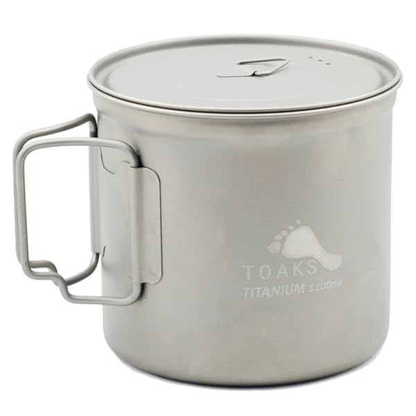 【貨物輸送無料】チタン1100ml鍋 (POT-1100)