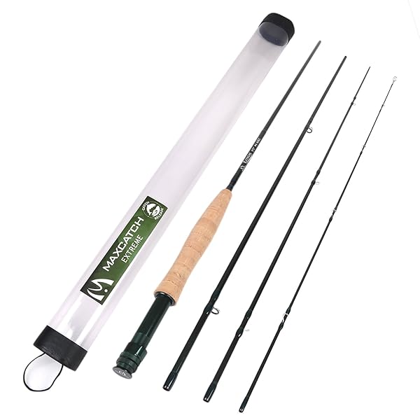 【送料無料】Maxcatch Extreme フライカーボンロッド フライロッド 4本 サイズ(3/4/5/6/7/8/9/10wt) (7番(10'7wt)) 全8サイズ|And.Uオンライン
