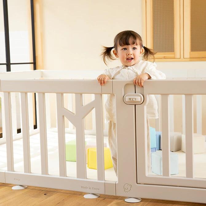 楽天市場】ベビーサークル バーチ 扉付き 10枚セット プレイヤード