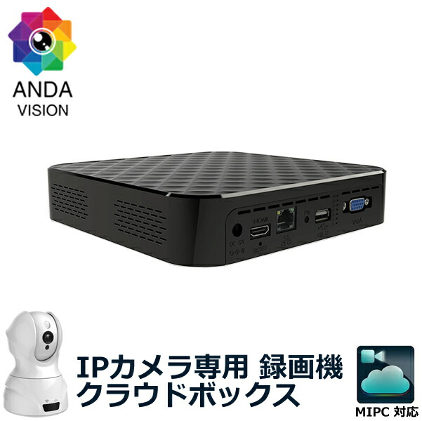 楽天市場 Ipcamシリーズ用 クラウドレコーダー 防犯用録画機 Nas 1tb内蔵 Av Ipcam Cbox Mipc 防犯カメラ専門店アンダビジョン