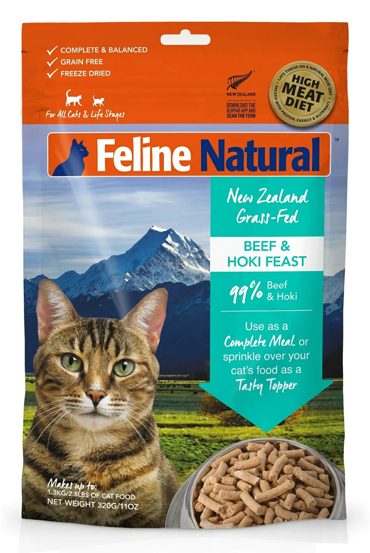 Feline ビーフ フィースト キャット　 320g 2個 楽天市場】【リニューアル前】k9natural K9ナチュラル フィーライン