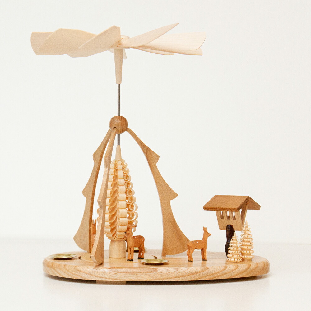 楽天市場】ウインドミル キャンドルピラミッド・静寂の森（ナチュラル