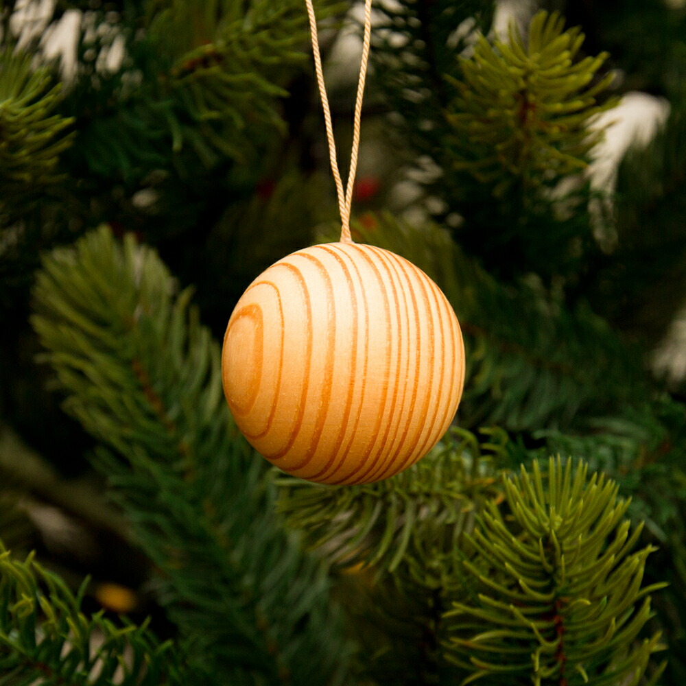 ベッククーゲル40 白木 【クリスマスオーナメント】画像