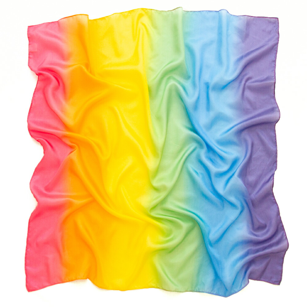 正規品販売！ 楽天市場】プレイシルク Rainbow-Giant [Enchanted]【Sarah's 知育玩具