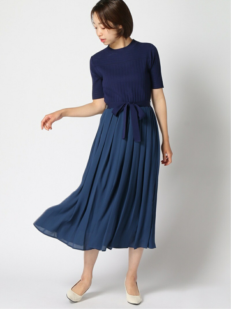 即納最大半額 楽天市場 プリーツドッキングop Andemiu アンデミュウ ワンピース ニットワンピース オレンジ ブルー ベージュ 送料無料 Rakuten Fashion Andemiu 新版 Www Bluewaterhomecare Com