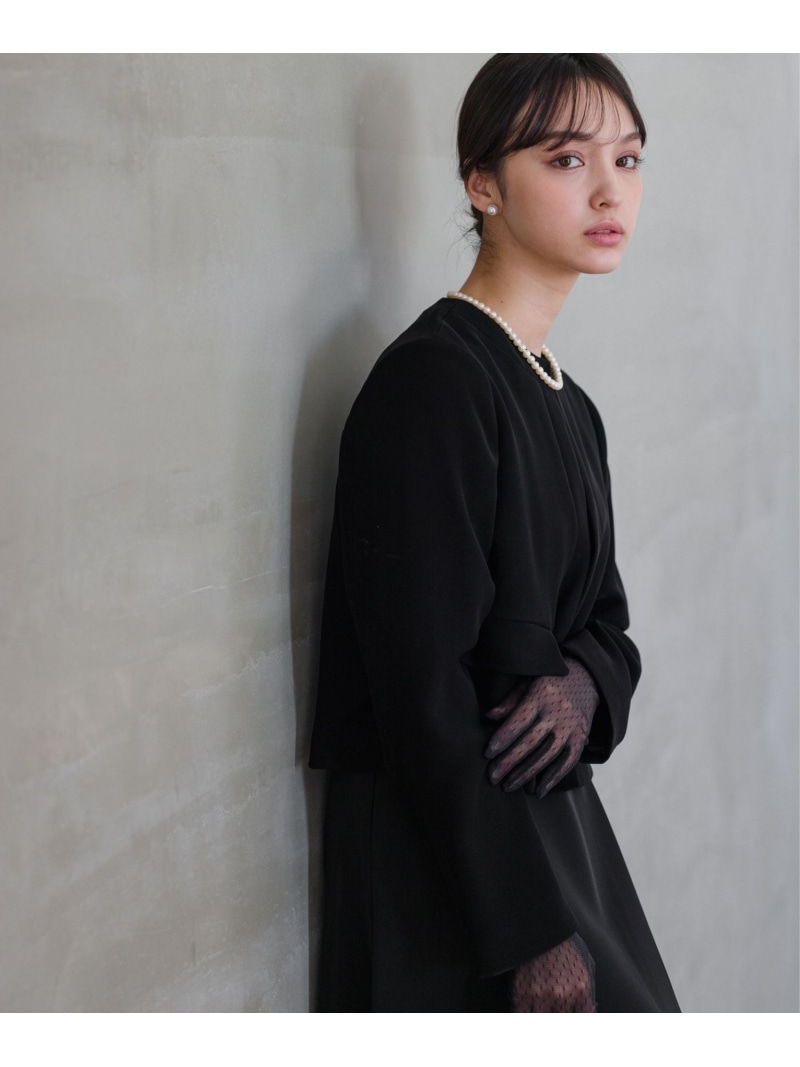 【T.P.O】ノーカラージャケット Andemiu アンデミュウ ジャケット・アウター ノーカラージャケット ブラック ネイビー【送料無料】[ Fashion]