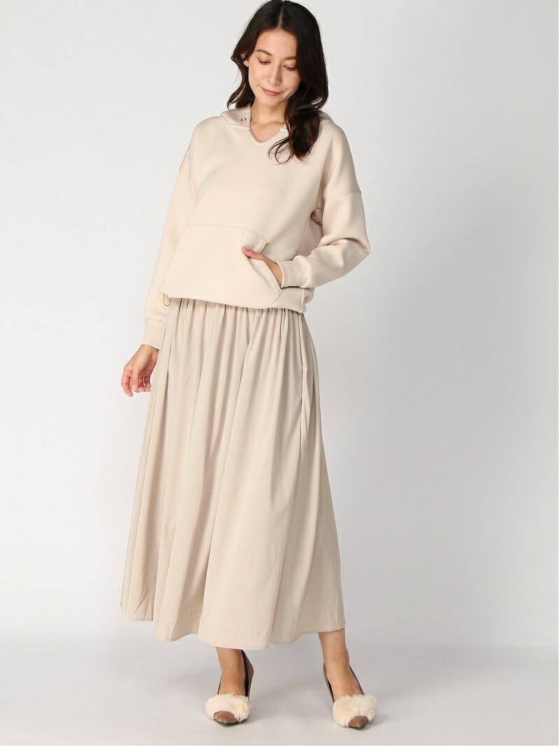 楽天市場 Sale 54 Off パーカードッキングop Andemiu アンデミュウ ワンピース 長袖ワンピース ベージュ グレー Rba E 送料無料 Rakuten Fashion Andemiu