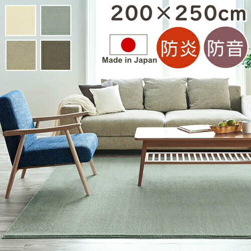 引っ敷き 朦朦たる 防音 防炎 カーム 200×250糎 矩形 スミノエ 防壁蝨目 引っ敷き 引っ敷き 御膳上等 ナイロン S01 春夏秋冬用