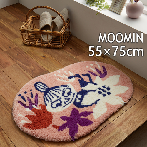 北欧 ラグマット ムーミン ポイント5倍 玄関マット Moomin マット おしゃれ コバナマット 玄関マット 玄関マット ラグマット 新生活 ラグマット ムーミン コバナマット 55 75cm 北欧 おしゃれ かわいい Moomin Kobana Mat S01 ラグマット 秋冬春夏用 And Luce