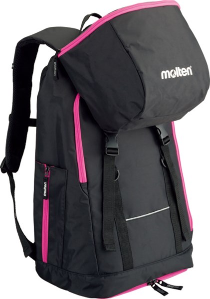 ＜限定クーポン発行中 4/17 09:59まで お買い物マラソン＞ モルテン（Molten）　LB0032KP　バックパック ミニバスケットボール用 黒×ピンク 17SS